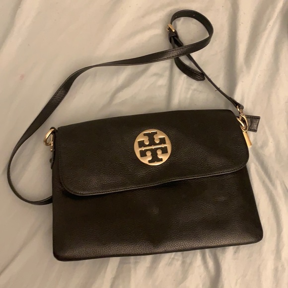 Tory Burch Handbags - Tory burch cross body black with zipper